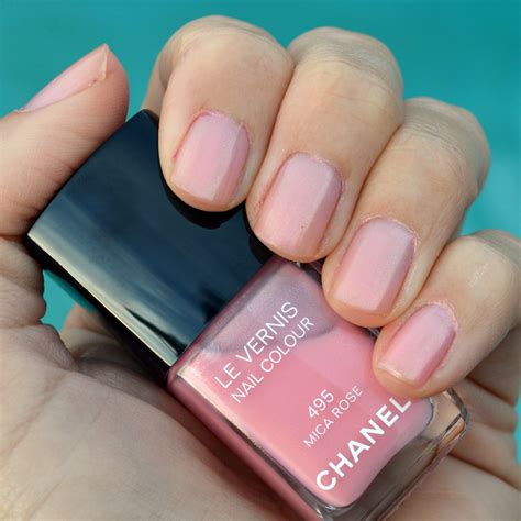 chanel mica rose nail polish|chanel paint colors.